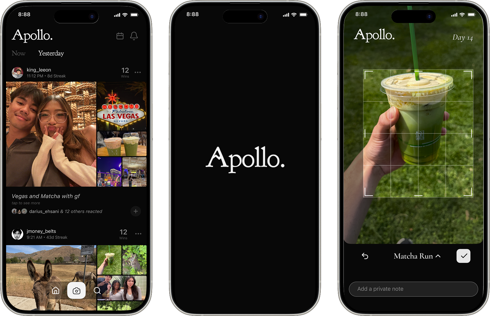 Apollo app prototype preview